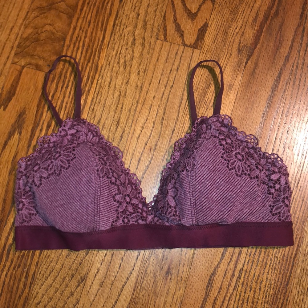 Aerie romantic lace triangle bralette